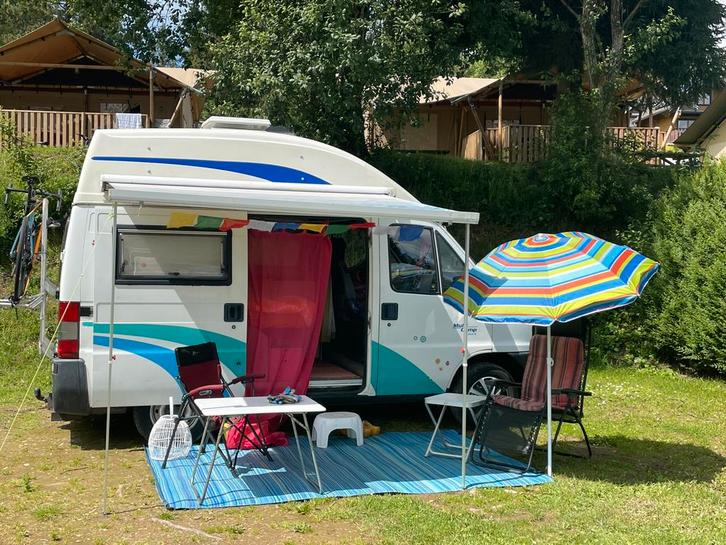 Blije bus, Caravans en Kamperen, Campers, Particulier, tot en met 4, Buscamper of Camperbus, Fiat, Fiat, Diesel, Handgeschakeld