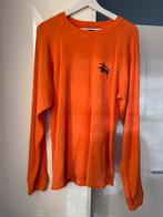 Stüssy longsleeve – oranje zwart maat m nieuw, Maat 38/40 (M), Stüssy, Nieuw, Oranje