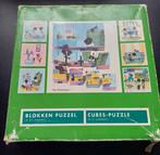 Hema Blokkenpuzzel, Kinderen en Baby's, Speelgoed | Kinderpuzzels, Ophalen of Verzenden, 10 tot 50 stukjes, Gebruikt