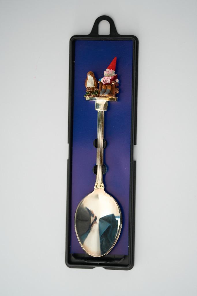 Rien Poortvliet theelepeltje Kabouter, Antiek en Kunst, Antiek | Bestek, Ophalen