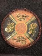 Vintage Antiek Chinese Bord met mooi Vlechtwerk, Antiek en Kunst, Antiek | Porselein, Ophalen of Verzenden