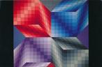 17 mooie glans Kunstkaarten van Victor Vasarely, Ophalen of Verzenden, 1960 tot 1980, Ongelopen, Cultuur en Media
