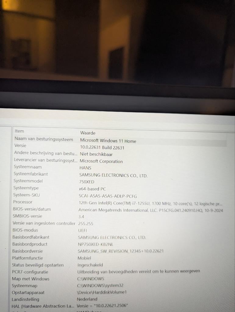 Samsung Galaxy Book2 i7 - 16GB RAM - Cosmetische schade, Computers en Software, Windows Laptops, Ophalen, Gebruikt, Met videokaart