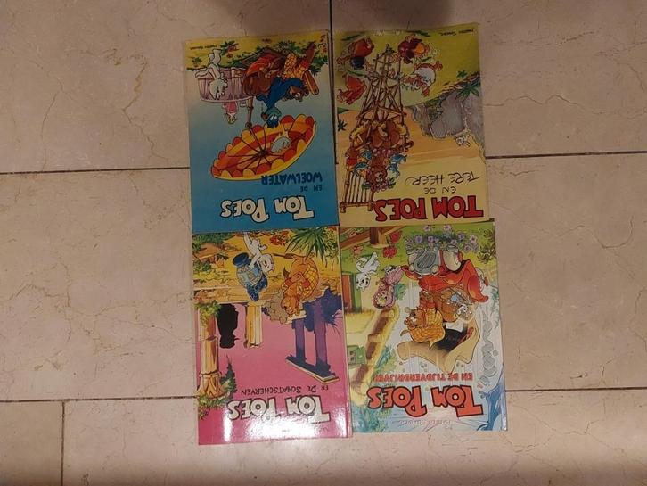 4 Tom Poes albums, Boeken, Stripboeken, Zo goed als nieuw, Meerdere stripboeken, Ophalen of Verzenden