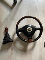volkswagen mk3 platform leer met hout stuur en pook, Auto-onderdelen, Gebruikt, Ophalen of Verzenden, Volkswagen