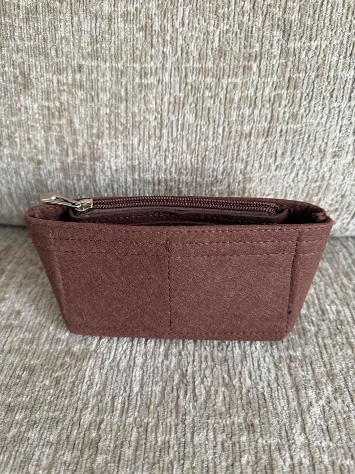 Handtas organizer Longchamp mini, Sieraden, Tassen en Uiterlijk, Tassen | Damestassen, Nieuw, Handtas, Bruin, Ophalen of Verzenden