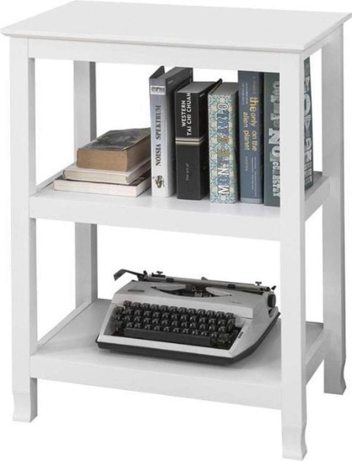 Bijzettafel - Console tafel - Magnetronkast - 3 Opbergplanke, Huis en Inrichting, Tafels | Bijzettafels, Nieuw, Rechthoekig, 60 cm of meer