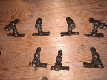 Brocante binnenkant deurslot 7 stuks beschikbaar voor biedingen
