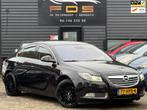 Opel Insignia 2.0 T|220PK|Airco|Navi|Cruise|Leer, Auto's, Opel, Gebruikt, Zwart, 4 cilinders, Zwart