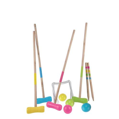Houten croquetspel large, Kinderen en Baby's, Speelgoed | Buiten | Los speelgoed, Nieuw, Ophalen of Verzenden