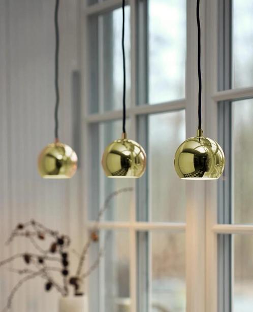 Mooie messing hanglamp van Made (Austin), Huis en Inrichting, Lampen | Hanglampen, Zo goed als nieuw, 75 cm of meer, Metaal, Ophalen