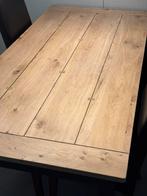 Mooie massief eikenhouten tafel 95x200cm, Ophalen, 200 cm of meer, 50 tot 100 cm, Zo goed als nieuw