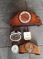 2 klokken+ 3 oude wekkers, Antiek en Kunst, Ophalen of Verzenden