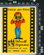 Sticker: Helmuth Hagemann Foto en Film - Cuyk, Ophalen of Verzenden