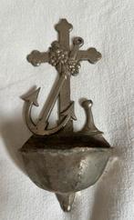 Antieke Wijwaterbak Geloof, Hoop, Liefde, Antiek en Kunst, Antiek | Religie, Ophalen of Verzenden