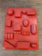 Ingo maurer organiser jaren 60/70 uten silo rood vintage, Ophalen of Verzenden