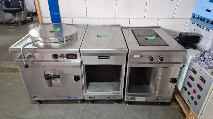 Kookketel 60 liter kookplaat / fornuis en opbergkast ( 472 ), Zakelijke goederen, Horeca | Keukenapparatuur, Fornuis, Frituur en Grillen