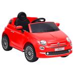 Fiat 500 kinderauto elektrisch wit GRATIS VERZONDEN!, Kinderen en Baby's, Speelgoed | Buiten | Voertuigen en Loopfietsen, Verzenden