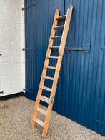 Oude houten bibliotheektrap zoldertrap molenaarstrap 300cm, Antiek en Kunst, Antiek | Woonaccessoires, Ophalen