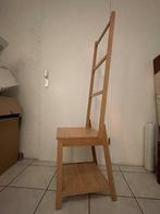 Stoel met rek, Huis en Inrichting, Stoelen, Ophalen, Zo goed als nieuw, Zwart, Eén