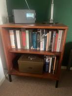 Klein vintage teak boekenkastje kastje jaren 60, Ophalen, 50 tot 100 cm, Zo goed als nieuw, Minder dan 100 cm