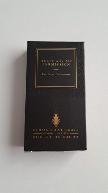 Parfum Niche SIMONE ANDREOLI 7,5ML  beschikbaar voor biedingen