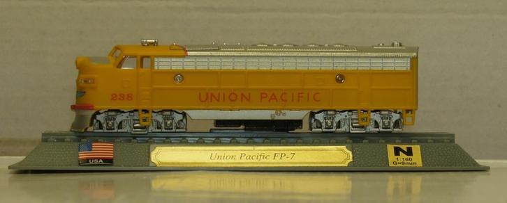 DEL PRADO – Diesellok FP 7 Union Pacific (4544), Hobby en Vrije tijd, Modeltreinen | N-Spoor, Zo goed als nieuw, Locomotief, Gelijkstroom