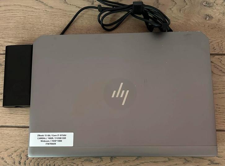 HP ZBook 15 G6 - i7, 16GB, 512GB SSD, Quadro T1000, Computers en Software, Windows Laptops, Refurbished, 15 inch, SSD, 2 tot 3 Ghz