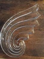 Grote ovale Mikasa Crystal Clearwater Nautilus, Schaal, Ophalen of Verzenden, Overige vormen, Glas