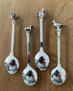 4 THEELEPELTJES MASSIEF DIER JAREN 70 VERZILVERDE 90 NIEUW !, Antiek en Kunst, Antiek | Bestek, Ophalen of Verzenden