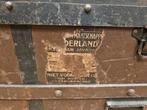 Antieke vintage kist hutkoffer, Info@SlatsAntiek.nl, Tweedehands, Minder dan 50 cm, Ophalen of Verzenden