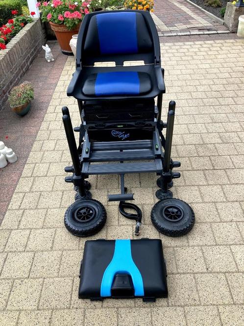 Te Koop ELITE Viskist met zitting en Draaistoel., Watersport en Boten, Hengelsport | Witvissen, Nieuw, Overige typen, Ophalen
