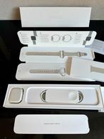 NWstaat Apple Watch serie 7 45 mm GPS starlight sportband, Apple Watch ⌚️, Zwart, IOS, Ophalen of Verzenden