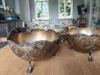 Vintage mid century tafelzilver, Ophalen, Zo goed als nieuw, Rond, Glas