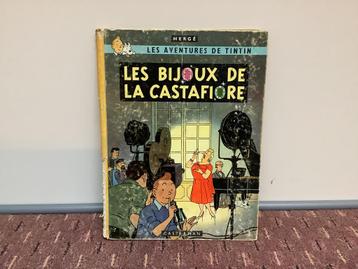 Kuifje "Les bijoux de la Castafiore" Franse HC 1e dr.1963 beschikbaar voor biedingen