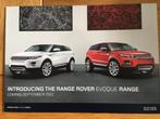3x Range Rover Evoque folders/brochures/persfoto 2011 + 2007, Ophalen of Verzenden, Zo goed als nieuw