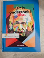 Ben Baarda - Dit is onderzoek!, Boeken, Studieboeken en Cursussen, Nieuw, Ben Baarda, Ophalen of Verzenden, HBO