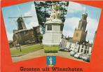 WINSCHOTEN Molen Monument Toren Groeten, Verzenden, 1960 tot 1980, Gelopen, Groningen