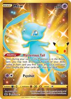 Mew Gold Celebrations 025/025, Hobby en Vrije tijd, Verzamelkaartspellen | Pokémon, Ophalen of Verzenden, Zo goed als nieuw, Losse kaart