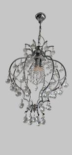 Riviera maison kroonluchter met kristalglas, Huis en Inrichting, Lampen | Kroonluchters, Ophalen of Verzenden, Zo goed als nieuw