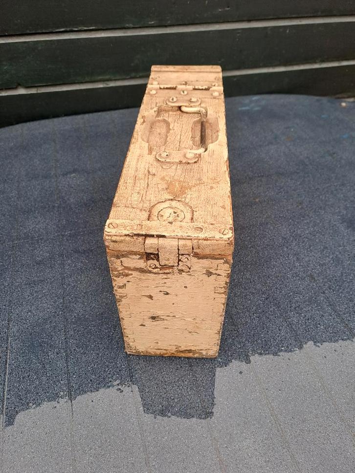 Originele Nederlandse Munitie Kist voor 1940  III, Verzamelen, Militaria | Tweede Wereldoorlog, Landmacht, Kist of Geocache, Nederland
