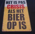 Leuk Wandbord voor Mancave/Bar - 30x20cm, Ophalen of Verzenden, Nieuw