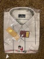 Nieuw Harvey overhemd wit ruit 43/XL, Kleding | Heren, Ophalen of Verzenden, Nieuw, Wit, Halswijdte 43/44 (XL)