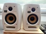 Set 2 KRK VXT 4 VXT4 studio monitor speaker wit, Audio, Tv en Foto, Luidsprekers, Zo goed als nieuw, 60 tot 120 watt, Front, Rear of Stereo speakers