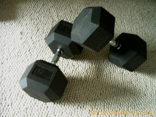 Hexagon Dumbells 47.5 Kg Nieuw Hex Hexa 2x dumbell fitness, Sport en Fitness, Fitnessmaterialen, Nieuw, Dumbbell, Armen, Benen