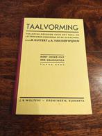 Taalvorming - R. Kuitert en A. van der Wijden, Boeken, Ophalen of Verzenden, Gelezen, Overige niveaus, Nederlands