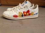 Adidas Stan Smith bloemenprint maat 40, Adidas, Wit, Ophalen of Verzenden, Sneakers of Gympen