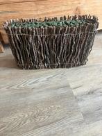 Houten bloemen mand, Huis en Inrichting, Mand, Ophalen of Verzenden, Zo goed als nieuw, Ovaal