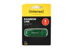 Intenso Rainbow Line 8GB usb stick, Intenso, 8 GB, Nieuw, Ophalen of Verzenden