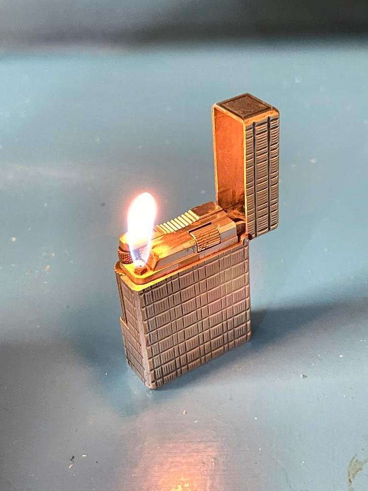 Dupont Aansteker Zilver, Verzamelen, Rookartikelen, Aanstekers en Luciferdoosjes, Zo goed als nieuw, Aansteker, Ophalen of Verzenden